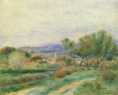 View of La Seyne, Provence, c.1890 by Pierre Auguste Renoir